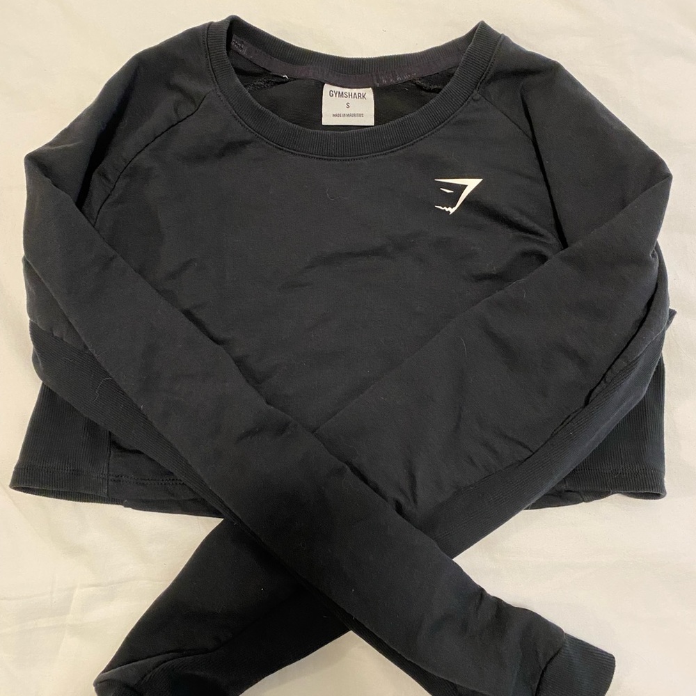 Gymshark cropped long sleeve sweatshirt